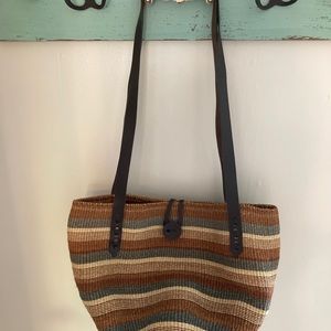 Authentic Sisal bag from Kenya.
